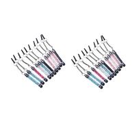 STOBOK 20pcs Slim Capacitive Diamond Crystal Pens Stylus Touch Pen for Tablets Glitter Crystal Stylus for Smartphones and Touchscreen Devices Random Color