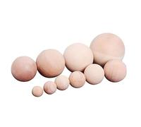 STOBOK 20pcs Wooden Balls 2.5cm Diameter Smooth Surface Round Craft Balls for DIY Projects and Children's Toys Eco-Friendly Unpainted Woodcraft Supplies