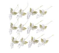 STOBOK 24pcs Christmas Tree Decorations Angel Hanging Pendants Xmas Bell Ornaments for Tree Decor Festive Home Christmas Party Decor