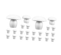 STOBOK 24pcs Little Mushroom Ornament Foam for Crafts Unfinished Unpainted DIY Painting Craft Boys and Girls Bedroom Decor