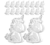 STOBOK 24pcs Unicorn Favor Containers Party Favors Decorative Lids Small Jewelry Box