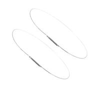 STOBOK 2pc Stainless Steel Washing Machine Door Seal Clamp Set Prevents Leaks Fits Front Load Washers Sturdy Spring Design Washing Machine Accessories