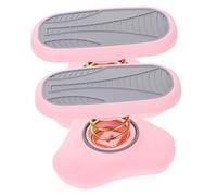 STOBOK 2Pcs Adjustable Foot Rest for Under Desk Comfort Ergonomic Foot Stool for Home and Office Use for Knee Relief and Travel Versatile Foot for All Heights