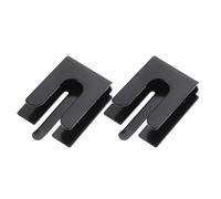 STOBOK 2Pcs Black Iron Cb Radio Mount Mic Holder Easy to Install Ham Radio Hanger for Vehicle Use Sturdy and Good Substitute Microphone Clip