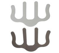 STOBOK 2pcs Music Note Clip Adjustable Music Page Holder in Random Colors (black White) for Piano Books