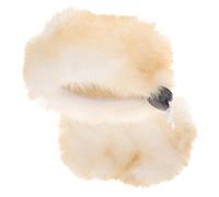 STOBOK 2pcs Noise Shield Microphone Cover Furry Mic Protectors for Vlogging Clip Mic Covers Windproof for Ktv Dance Conference News Interviews
