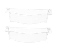 STOBOK 2pcs Plastic Grease Cup Oil Drip Pan for Range Hood Oil Collection Container with Thickened Tray Suitable for Cooker Hood Kitchen Catcher Replacement