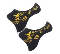 STOBOK 2pcs Professional Guitar Pickguard Decals Self-adhesive Guitar Stickers for Protecting Plate from Scratching for Rock Band Stickers and Band Decorations