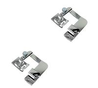 STOBOK 2pcs Roller Presser Foot for Baby Lock Sewing Machines 4/8'' Size Made of Metal Simple Install for Light Fabrics