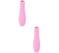 STOBOK 2pcs Silicone Stylus Grip Protective Cover Sleeve Case Compatible with Digital Pencil Generation Stylish Grip Holder for Writing and Drawing