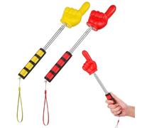 STOBOK 2pcs Telescopic Pointer Finger Stick Mini Retractable Finger Pointer Stick Extendable Presentation Teaching Hand Pointing for Lecture Office Business Elementary School Kindergarten Tea