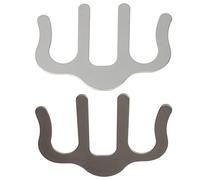 STOBOK 2pcs Universal Metal Music Holder Clips Piano Sheet Music Clips Black and White Page for and Band Practice Random Color