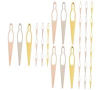 STOBOK 2sets Hair Weaving Needles Set Locs Crochet Hooks Dreads Wig Braids Metal Crochet for Micro Small Medium Large Locks 12pcs*2