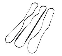 STOBOK 3 Pcs Turntable Drive Belt Replacement Set for Belt-driven Vinyl Record Players, 270mm X 5mm Rubber Recorder Accessory Belts for Retro Recorders and Audio Equipment