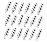 STOBOK 30pcs Flexible Fountain Pen Nibs for Calligraphy Replacement Nibs for Smooth Writing Various for Students and Artists