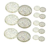 STOBOK 30Pcs Mushroom Hole Plastic Binding Discs 35mm Expansion Discs for Loose-Leaf Notebooks DIY Notepad ABS Material Book Binding Accessories