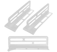 STOBOK 3pcs Adjustable Refrigerator Side Door Divider, Sturdy Plastic Fridge Partition Board Set for Household Freezer and Compact Fridge Organization