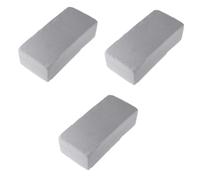 STOBOK 3pcs Floral Block High Absorbent Sponge for Fresh Cut Floral Arrangements Artificial Flower Mud Grey for Family Decoration Events