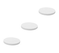 STOBOK 3pcs Reusable Ceramic Refractory Support Mat for Microwave Kiln DIY Pottery Tool Heatproof Kiln Pad for Glass Fusing and Clay Pottery
