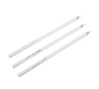 STOBOK 3pcs Sketched White Charcoal Pencils Chinagraph Pencils for Artists Sketching for Drawing Illustration