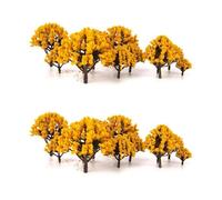 STOBOK 40pcs Scale Model Scenery Landscape Trees Tree for Lemax Oo Gauge Scenery