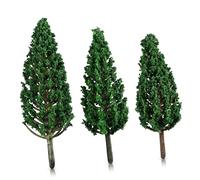 STOBOK 48pcs Miniature Model Trees for Landscape Scenery Realistic Scenery Trees for Sand Table and Train Models