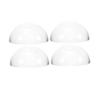 STOBOK 4Pcs Heavy Clear Crystal Dome Paperweights for Calligraphy Sewing and Fabric Cutting Glass Hemisphere Weights for Quilting and Pattern Making and Aesthetic Design