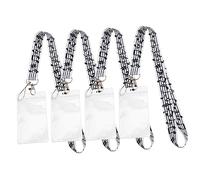 STOBOK 4pcs Phone Lanyards Music Note Decorative Hanging Ropes for Id Card Access Card Neck Phone Lanyard Bag Keychain Anti-lost Women