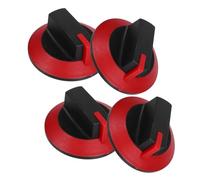 STOBOK 4pcs Replacement Gas Stove Knobs for Kitchen Essentials Stove Control Knobs Plastic Material