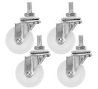 STOBOK 4pcs Universal Swivel Caster Wheels 2" Width, 5cm Diameter, Multi-Surface, Directional Movement, Cart & Trolley Replacement Wheels