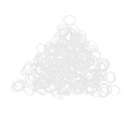 STOBOK 500 Count Mini Hair Ties and Strong Rubber Bands for Discreet Styling for Hair