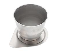 STOBOK 50ml Iron Crucible Lid Sturdy Practical Melting Crucible for Chemistry Pharmaceutical Labs