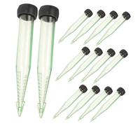 STOBOK 50pcs Plastic Flower Vials for Water Hydroponic Tubes Maintain Freshness and Beauty of Flower Stems for Shop Products and Transit Process