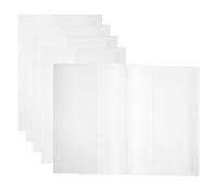 STOBOK 5Pcs Book Covers Sheet Protectors Clear with Adjustable Self- Closure 16K Size for Books
