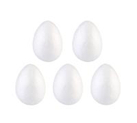 STOBOK 5pcs Easter Egg Painting Craft Eggs for Boys and Girls Diy Easter Decorations Solid Foam Paint