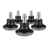 STOBOK 5pcs Office Chair Caster Fixed Bell Glides Replacement Heavy Duty Fixed Wheel for Office Chair Stationary Feet