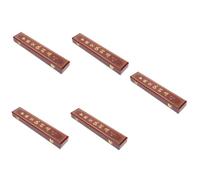 STOBOK 5pcs Retro Tassel Fan Storage Box Folding Storage Box Lids Fan Container for Mail and Jewelry