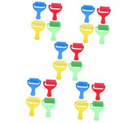 STOBOK 5sets Paint Roller Brush Kit for Kids 6 Kids Sponge Painting Brushes Tools Diy Sponge Rollers 4pcs*5