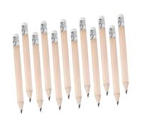 STOBOK 60pcs Short Golf Pencils White Tips Hb Lead Bulk Mini Writing Pencils for Kids Classroom and Office Use