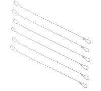 STOBOK 6pcs Camera Tether Lanyards Stainless Steel Wire Ropes Action Camera Straps Tool Tethers for Safety