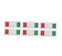 STOBOK 6pcs Conference Privacy Slider Door Sign Open Occupied Indicator for Office Door Double Sided Adhesive Pads