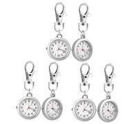 STOBOK 6pcs Luminous Pointer Pocket Watch for Nurses Doctors Creative Hanging Pendant Watch Design Clip Style for Women Men Stylish Timepiece for Everyday Wear