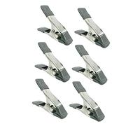 STOBOK 6pcs Muslin Spring Clamps Background Support Clips for Photography Studio and Model Making Strong Ergonomic Design with Opening for Easy Clamping