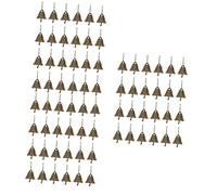 STOBOK 75pcs Practical Christmas Bells Pendants Bells Small Decorative for Xmas Tree Hanging Decorations Christmas Tree Festival Decorations