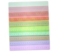 STOBOK 8pcs Guided Reading Strips Practical Highlight Strips Portable Reading Tracking Rulers Pet Material Assorted Colour and Textbooks