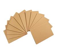 STOBOK A6 Kraft Notebooks Kraft Brown Blank Pages Blank Cover Kraft Journals 12PCS