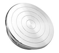 STOBOK Aluminum Alloy Clay Pottery Turntable 6 Inch 360 Degree Rotating Bearing with Nonslip Base for Ceramic Crafting and Pottery Studio Use