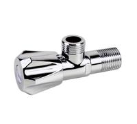 STOBOK Bathroom Angle Stainless Steel Stop Valve for Water Durable Toilet and Sink Connector Easy to Install for Showers and Garden Irrigation