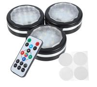 STOBOK Bedroom Lamps Night Lights for Bedroom Led Cabinet Lamp Round Wardrobe Light Simple Easy to Install Quality Material