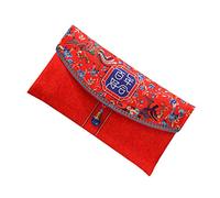 STOBOK Blue Chinese Money Envelopes for Cash Wedding Red Envelopes Fabric Retro Chinese Style Not Easy to Break Suitable for Wedding